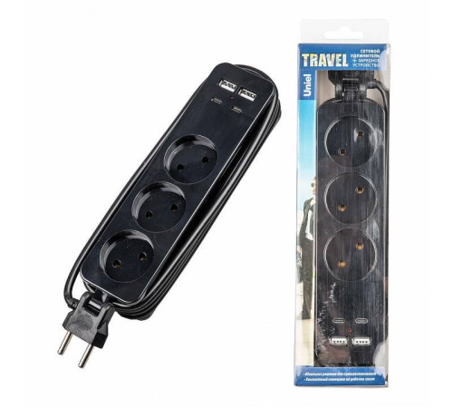 Удлинитель Uniel Travel UL-00011139