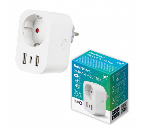 Розетка умная Uniel USH UL-00011389