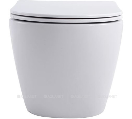 Унитаз подвесной Aquanet Cetus W Short Rimless сиденье Slim Soft Close Cetus W Short