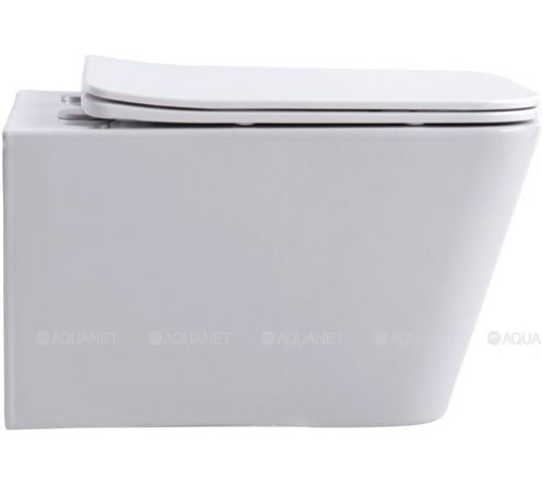 Унитаз подвесной Aquanet Trend W безободковый с сиденьем 495x350x260 мм LX-1148