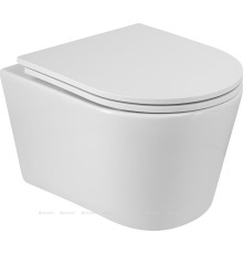 Унитаз подвесной безободковый Cezares LINER система смыва Tornado CZR-38083-49-TH-TOR/SC