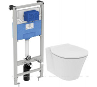 Комплект инсталляция Ideal Standard ProSys и унитаз Connect Air AquaBlade с сиденьем микролифт E212101