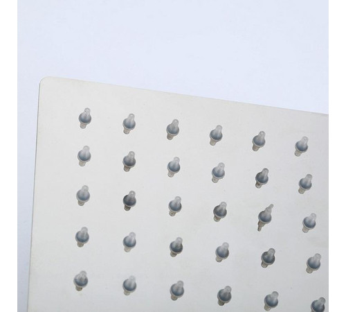 Верхний душ Aquanet Passion S 400х400 мм квадратный нержавеющая сталь AF301-84-SXL