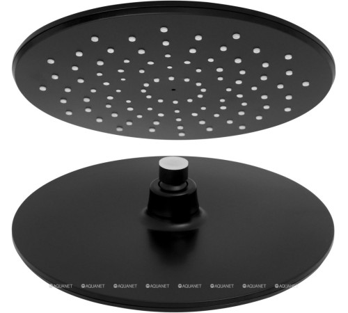Верхний душ Aquanet Static 250 мм черный матовый AF330-84-R250B