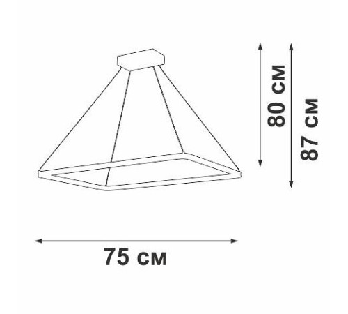Подвесной светильник Vitaluce V2704 V2704-0/1S