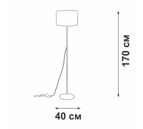 Торшер Vitaluce V2729 V2729-0/1P