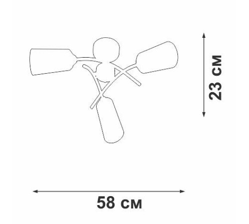Люстра на штанге Vitaluce V2850 V2850-1/3PL