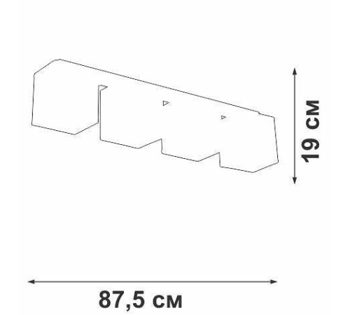 Накладной светильник Vitaluce V2879 V2879-1/4PL