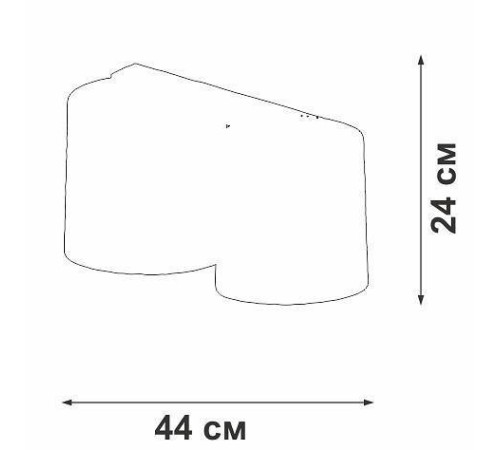 Накладной светильник Vitaluce V2881 V2881-1/2PL