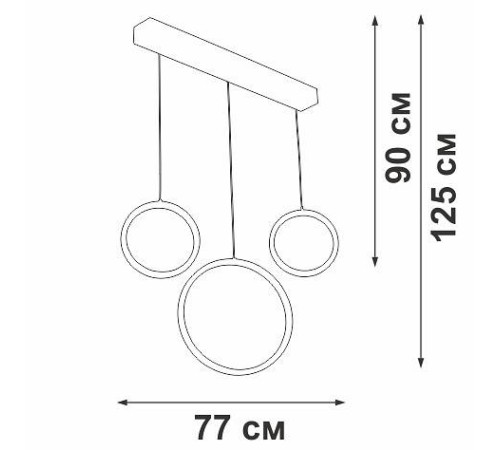 Подвесной светильник Vitaluce V3050 V3050-1/3S