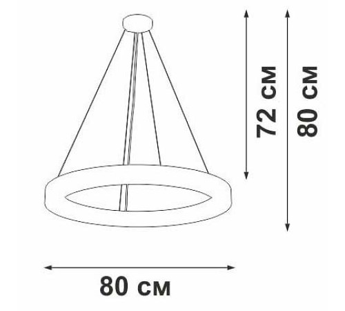 Подвесной светильник Vitaluce V3890 V3890-0/1S