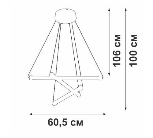 Подвесная люстра Vitaluce V3895 V3895-8/3S