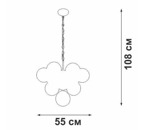 Подвесная люстра Vitaluce V49630 V49630-8/10