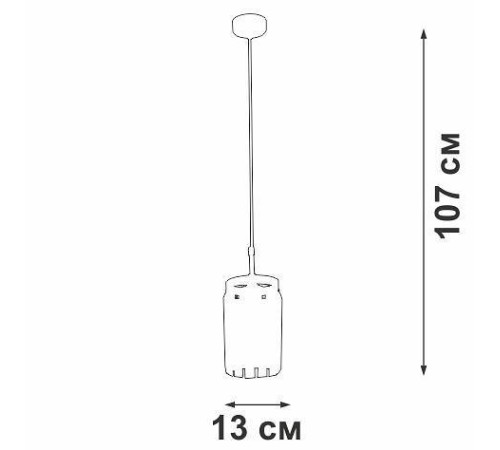 Подвесной светильник Vitaluce V5151 V5151-0/1S