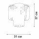 Потолочная люстра Vitaluce V5153 V5153-1/4PL