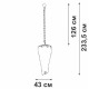 Подвесная люстра Vitaluce V5311 V5311-0/13
