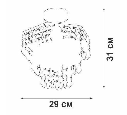 Люстра на штанге Vitaluce V5883 V5883-1/1PL