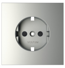 Накладка для розетки с заземлением и со шторками Voltum S70 VLS000705