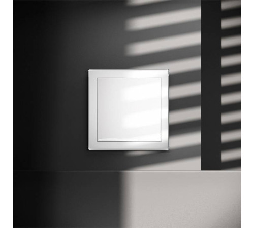 Выключатель одноклавишный с подсветкой без рамки Voltum S70 VLS010201