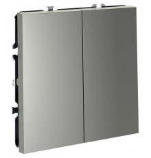 Переключатель перекрестный двухклавишный без рамки Voltum S70 VLS020505