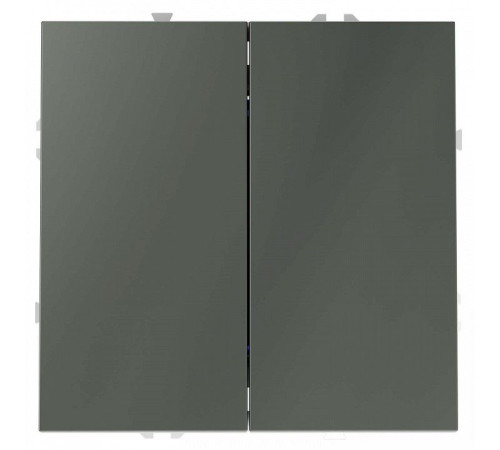 Переключатель перекрестный двухклавишный без рамки Voltum S70 VLS020506