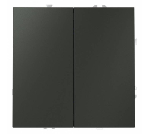 Выключатель двухклавишный без рамки Voltum S70 VLS020606