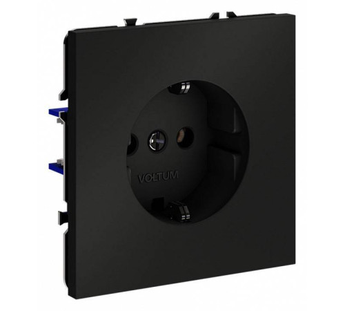Розетка с заземлением, без рамки Voltum S70 VLS040108
