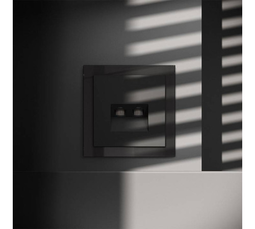 Розетка двойная Ethernet RJ-45 без рамки Voltum S70 VLS060208