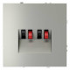 Розетка акустическая без рамки Voltum S70 VLS060305
