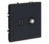 ТВ-розетка и SAT-розетка оконечная без рамки Voltum S70 VLS060407