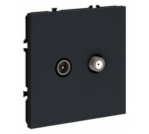 ТВ-розетка и SAT-розетка оконечная без рамки Voltum S70 VLS060407