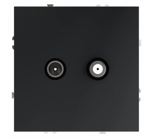 ТВ-розетка и SAT-розетка оконечная без рамки Voltum S70 VLS060407