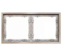 Рамка на 2 поста Voltum S70 METAL VLSM120210