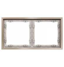 Рамка на 2 поста Voltum S70 METAL VLSM120210