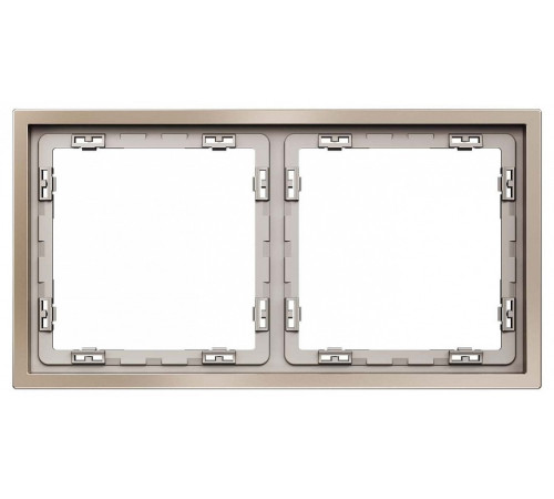 Рамка на 2 поста Voltum S70 METAL VLSM120210