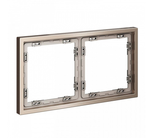 Рамка на 2 поста Voltum S70 METAL VLSM120210