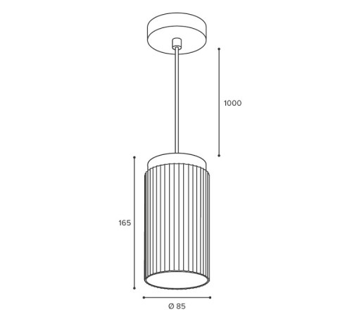 Подвесной светильник Wolta MUSE WSL-GX53/P19WG-2