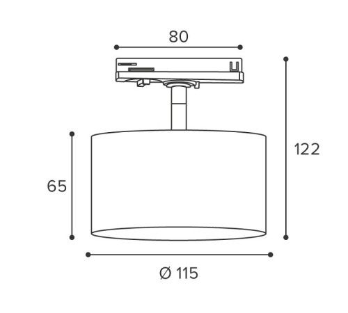 Светильник на штанге Wolta BASIC WTL-18/GX70-BL