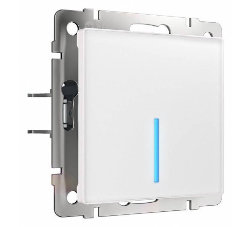 Выключатель сенсорый одноклавишный с подсветкой и функцией Wi-Fi, без рамки Werkel белый W4510601