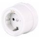 Розетка с заземлением, без рамки Werkel Ретро белый W5671001