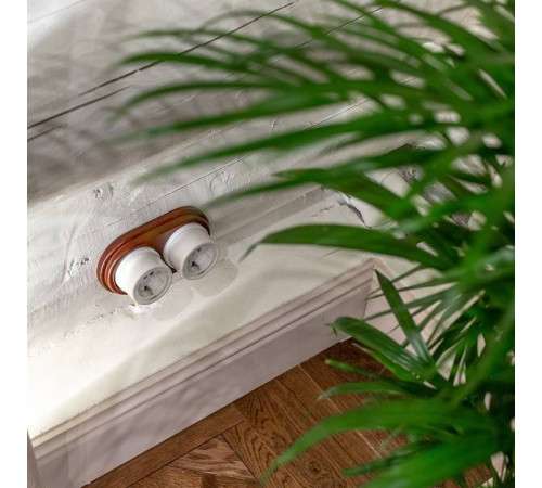 Розетка с заземлением, без рамки Werkel Ретро белый W5671001