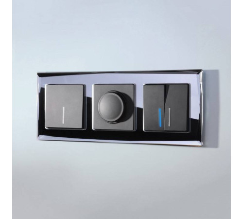 Рамка на 3 поста Werkel Diamant (черный) W0031208