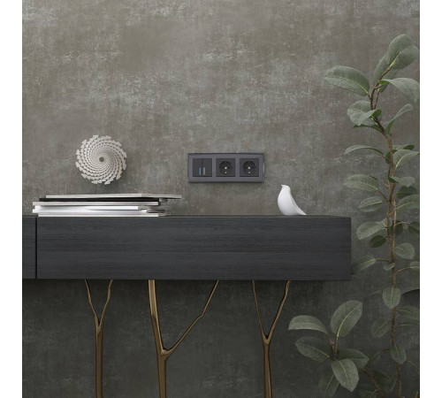 Рамка на 3 поста Werkel Diamant (черный) W0031208