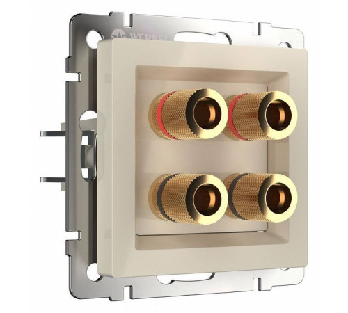 Розетка акустическая без рамки Werkel слоновая кость W1185003