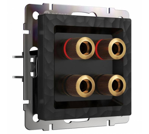 Розетка акустическая без рамки Werkel Hammer W1285008 (черный)