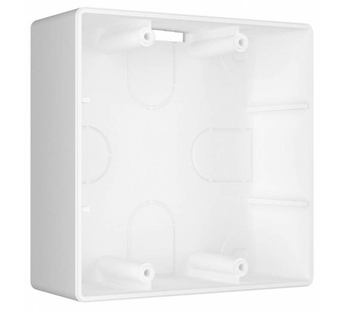Короб накладной для силовой розетки Werkel белый W1199201