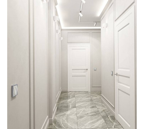 Выключатель двухклавишный без рамки Werkel белый W1123001