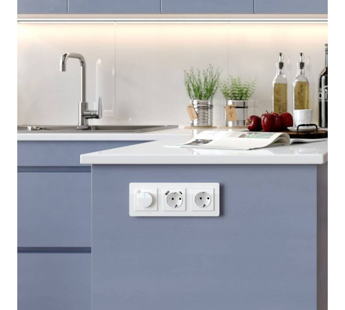 Рамка на 3 поста Werkel Acrylic белый W0032701