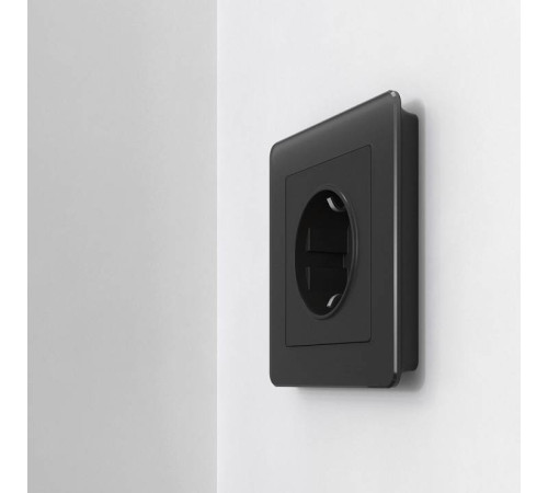 Рамка на 1 пост Werkel Acrylic черный W0012708