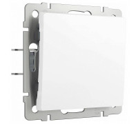 Кнопка звонка без рамки Werkel белые матовые W1114561